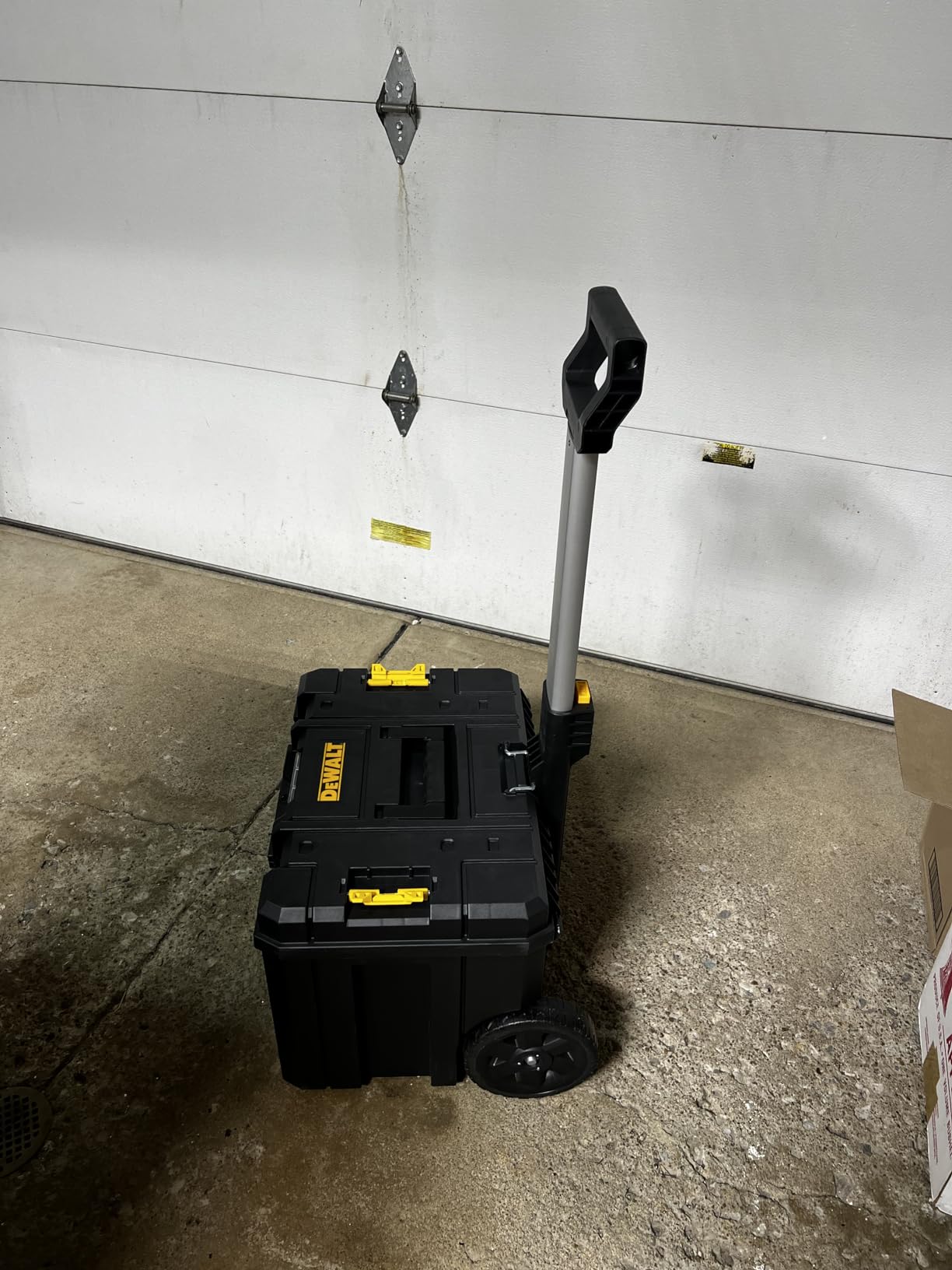 DEWALT Tool Box with Wheels Modular, Large Rolling Tool Box With Telescopic Handle, Portable Carrier Deep Stackable TSTAK Storage (DWST17820) customer photo 2
