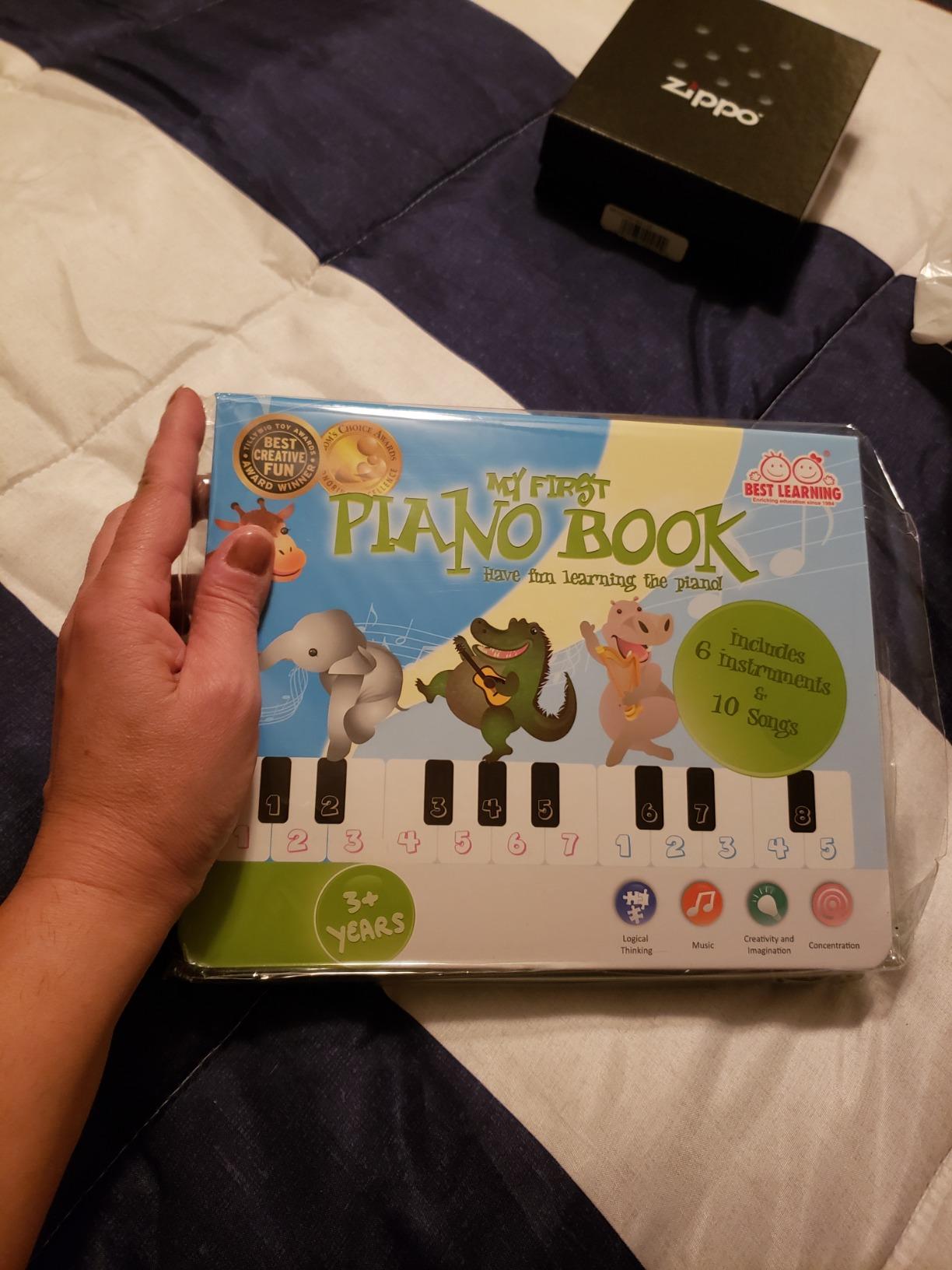 BEST LEARNING My First Piano Book - Toy Piano with Songbook for Kids customer photo 2
