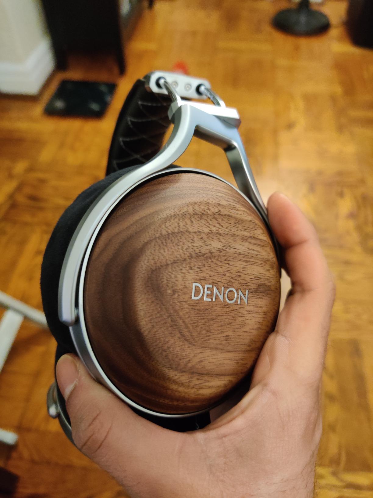 Denon AH-D7200 Over-Ear Hi-Res Headphones, Premium Hi-Fi Sound with 50mm FreeEdge Drivers and Walnut Housing customer photo 1