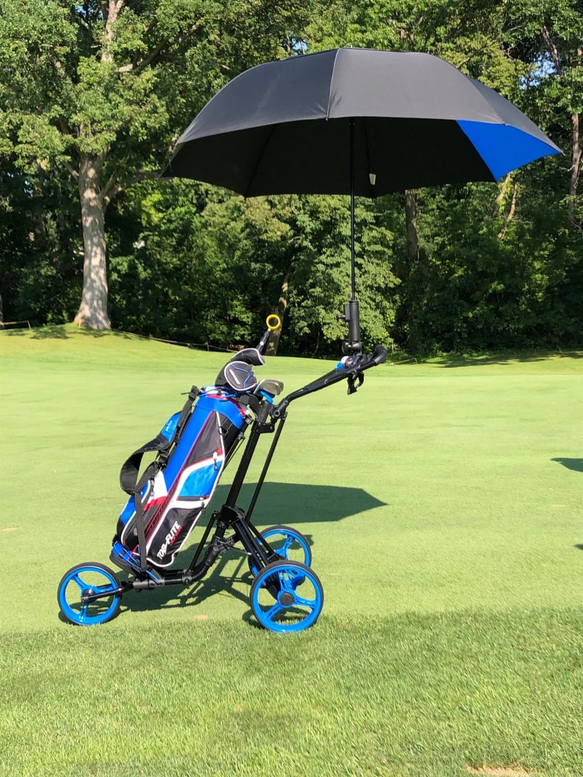 Qwik-Fold - 3-Wheel Golf Push Cart customer photo 1