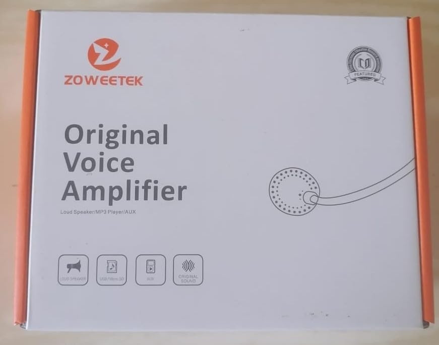ZOWEETEK Portable Rechargeable Mini Voice Amplifier for Teachers customer photo 2