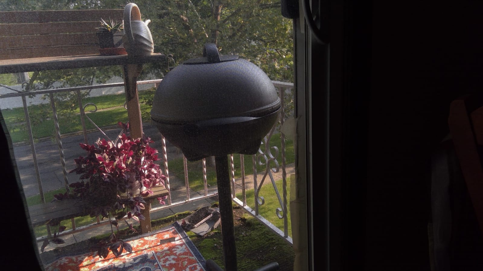 George Foreman Indoor/Outdoor Electric Grill with Stand, 15-Serving customer photo 1