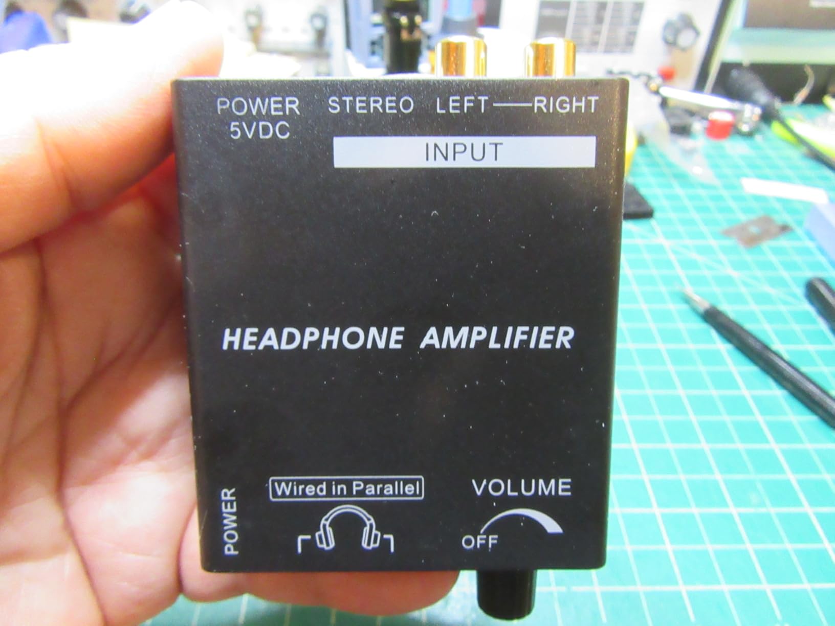 TNP Portable 3.5mm Headphone Amplifier with RCA Input, Volume Control customer photo 1