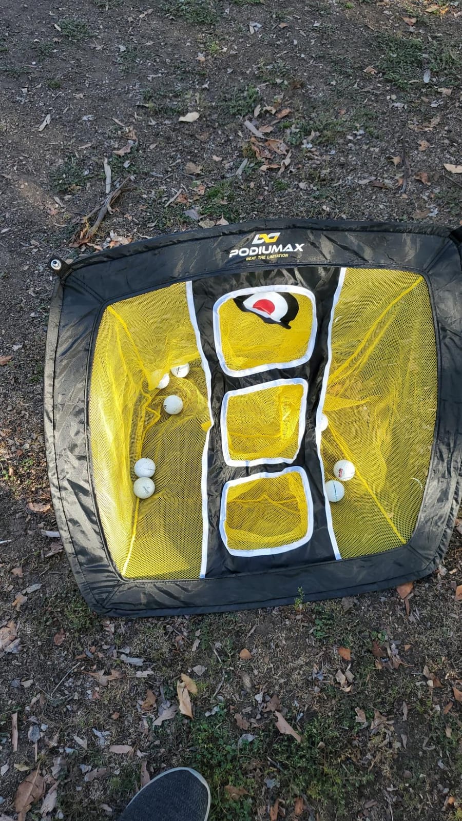 PodiuMax Pop-Up Golf Chipping Net, Improve Swing Accuracy for Backyard customer photo 1