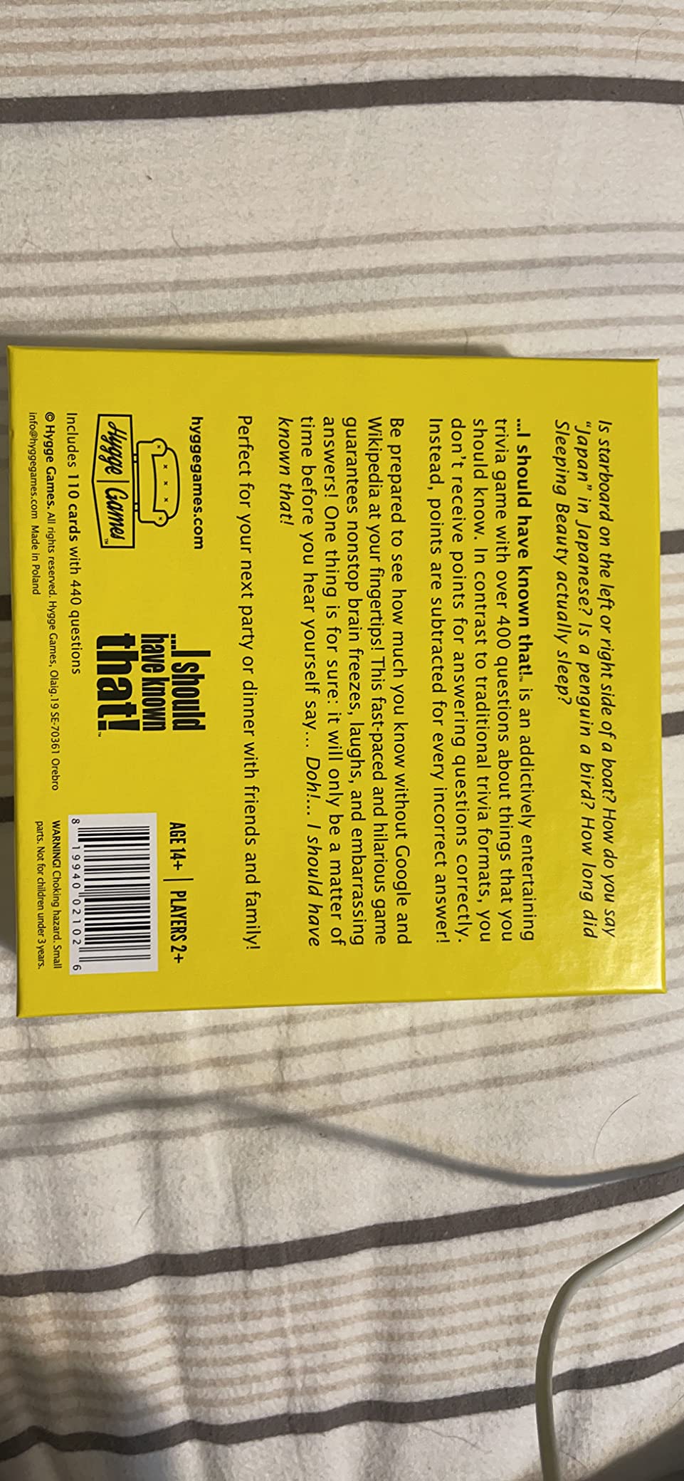 I should have known that! - A Trivia Game About Things You Oughta Know, Green customer photo 1