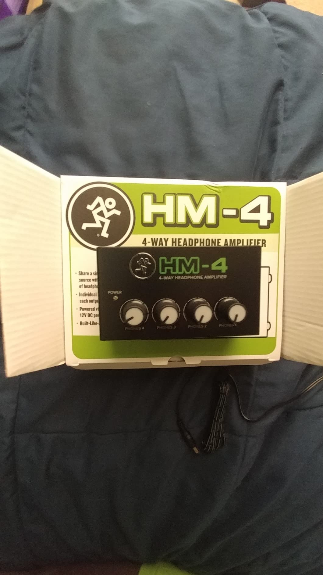 Mackie HM Series, 4-Way Headphone Amplifier Mixer Accessory 1-ch x 4 headphones (HM-4), Black customer photo 1