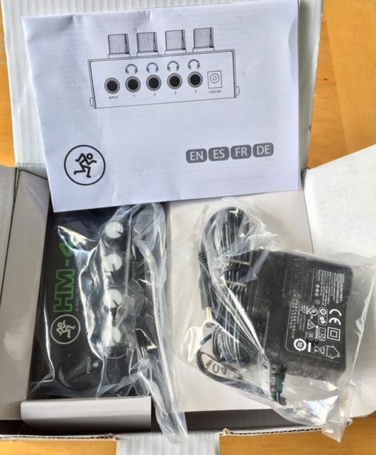 Mackie HM Series, 4-Way Headphone Amplifier Mixer Accessory 1-ch x 4 headphones (HM-4), Black customer photo 2
