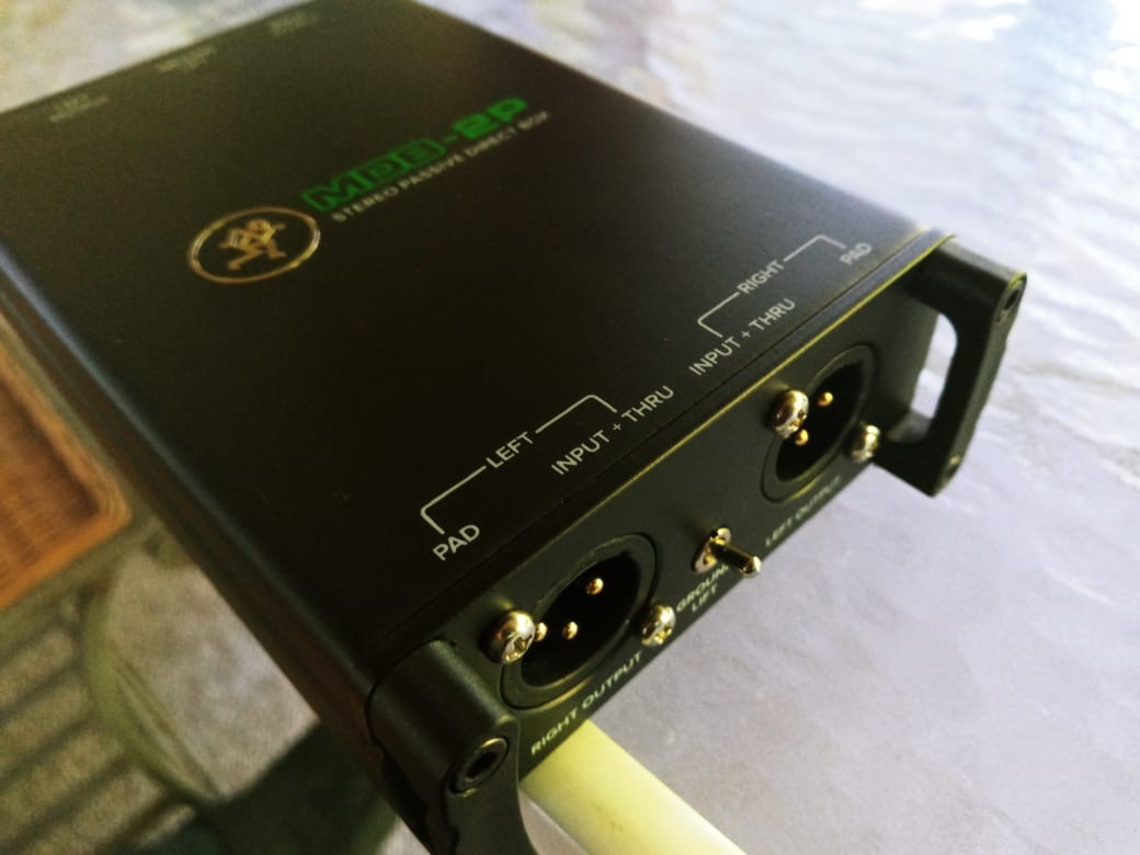 Mackie MDB-2P Passive Stereo DI Box, Dual 1/4