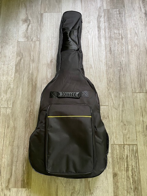 CAHAYA 41 In Acoustic Guitar Bag 0.35 In Thick Padding Water Resistent Soft Guitar Case Dual Adjustable Shoulder Strap Gig Bag with Back Hanger Loop, Black CY0152 customer photo 1
