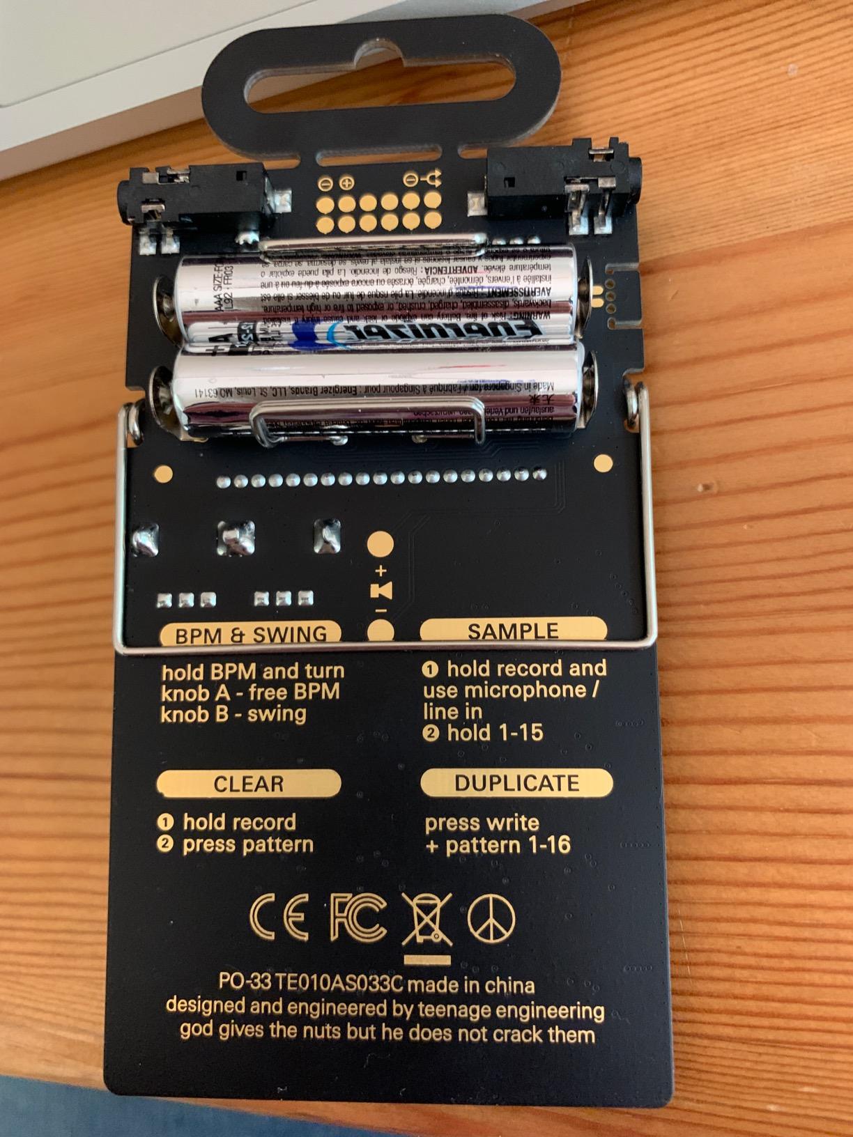 teenage engineering pocket operator PO-33 K.O.! micro sampler and drum machine with built-in microphone, sequencer and effects customer photo 1