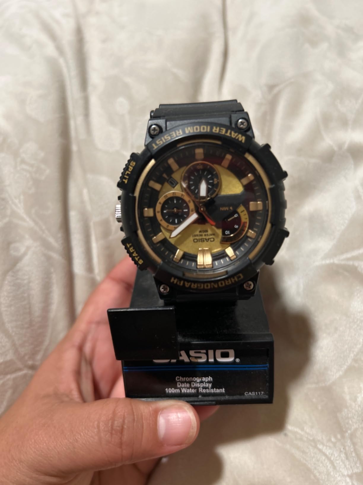 Casio MCW200H Series | Men’s Analog Watch |100M WR | Retrograde Chronograph | 1 Second Stopwatch | Date Display | Multi Dial | Resin Glass | Resin Case | Resin Band | 3 Year Batt customer photo 1