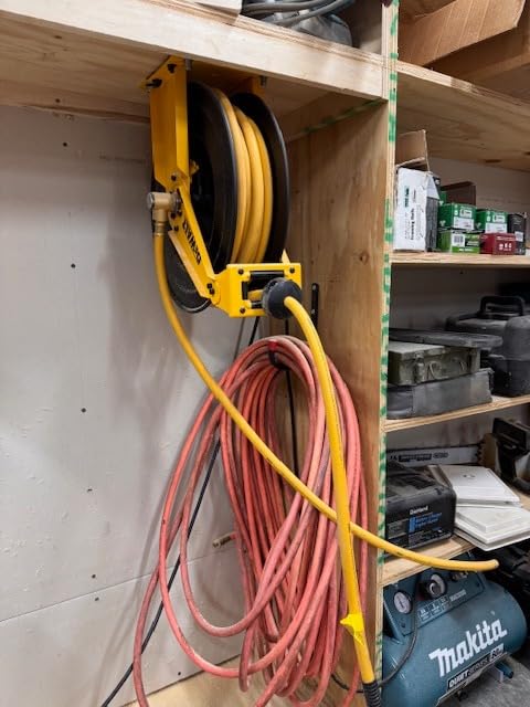 DeWalt DXCM024-0343 Double Arm Hose Reel with 3/8” x 50’ Premium Rubber Hose customer photo 1