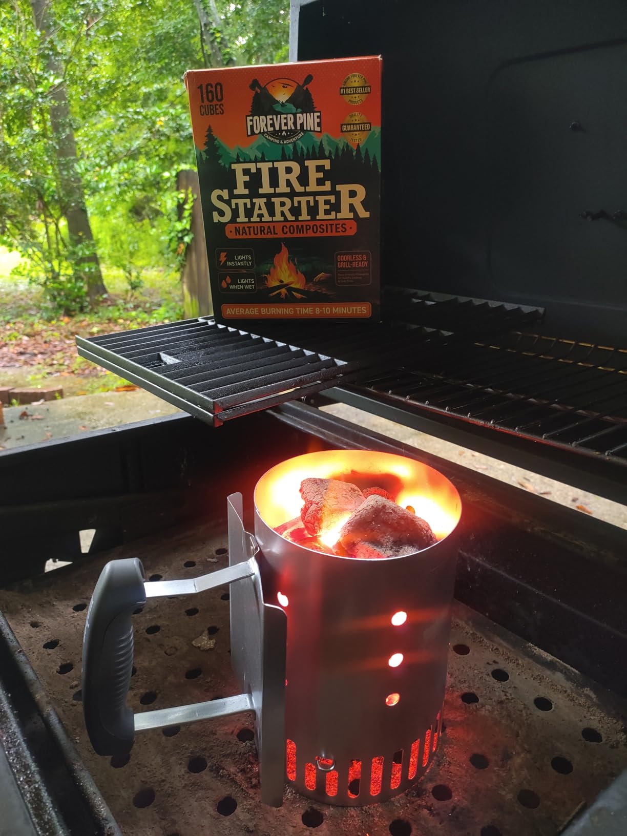 Weber® Rapidfire Chimney Starter, Standard, Silver customer photo 1