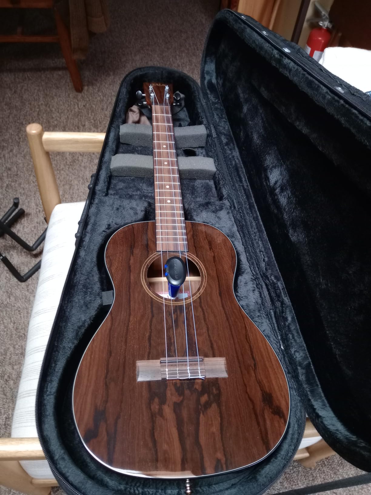 Kala Ziricote Gloss Baritone Ukulele (KA-ZCT-B) customer photo 1