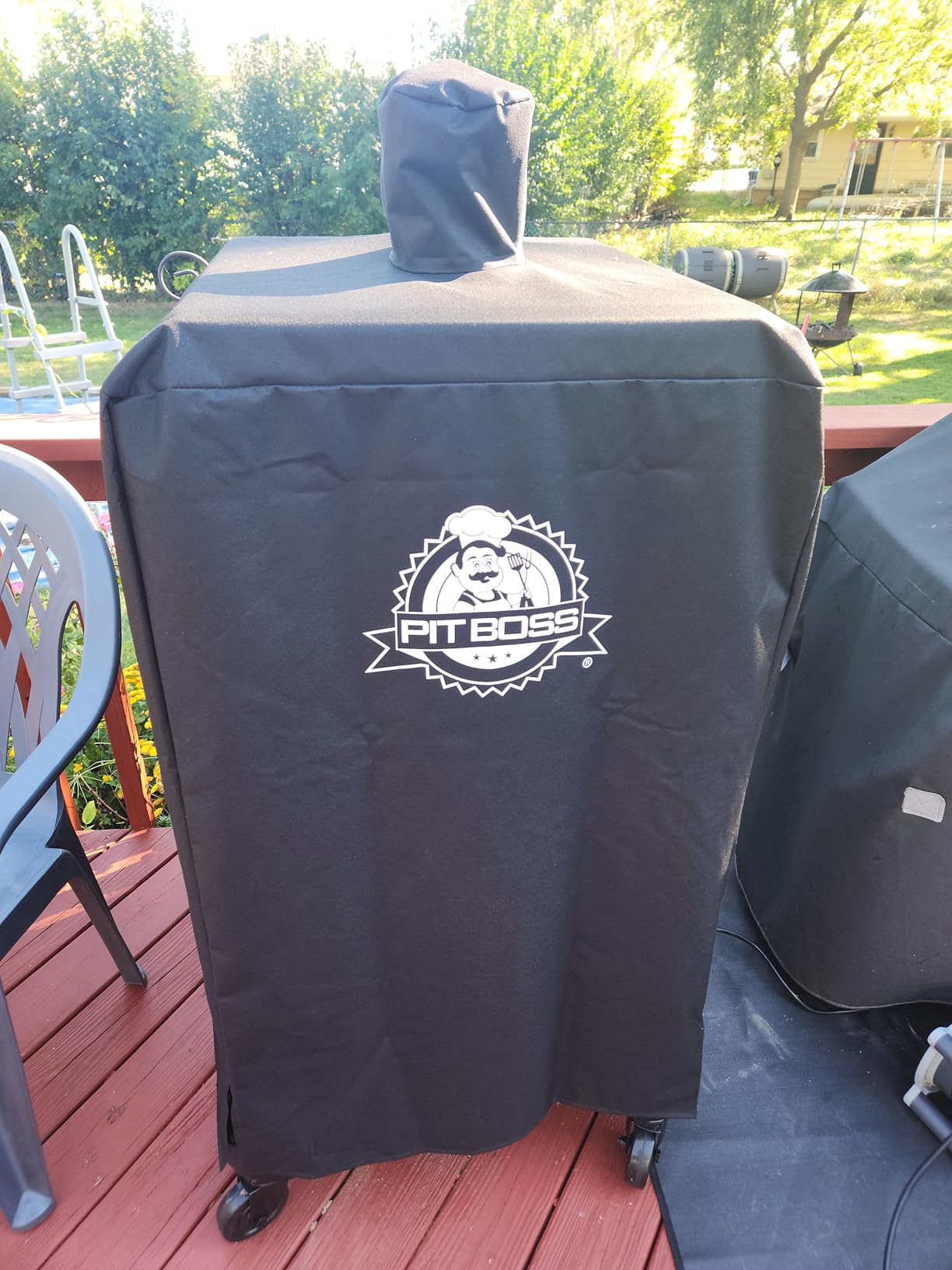 Pit Boss 5-Series Wood Pellet Vertical Smoker Cover, Black customer photo 2
