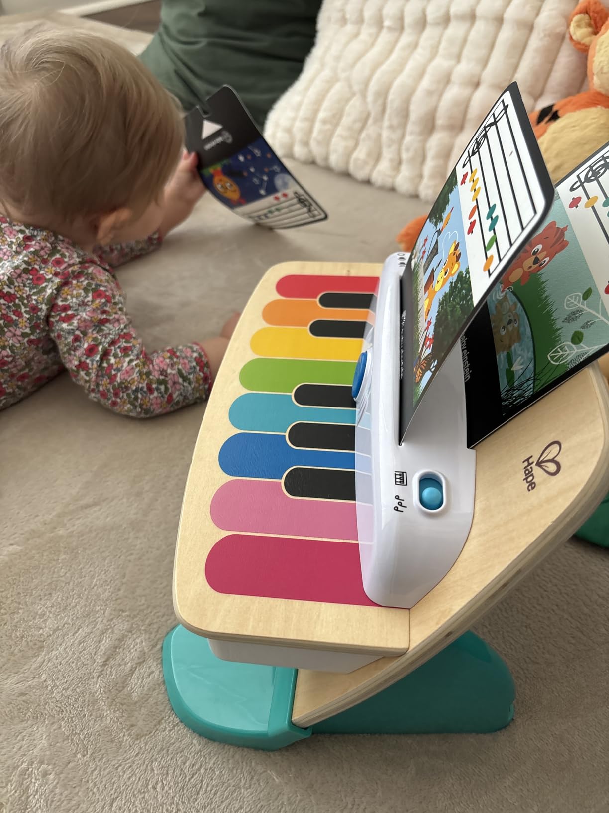 Baby Einstein and Hape Magic Touch Piano Wooden Musical Toddler Toy, Age 6 Months and Up customer photo 1