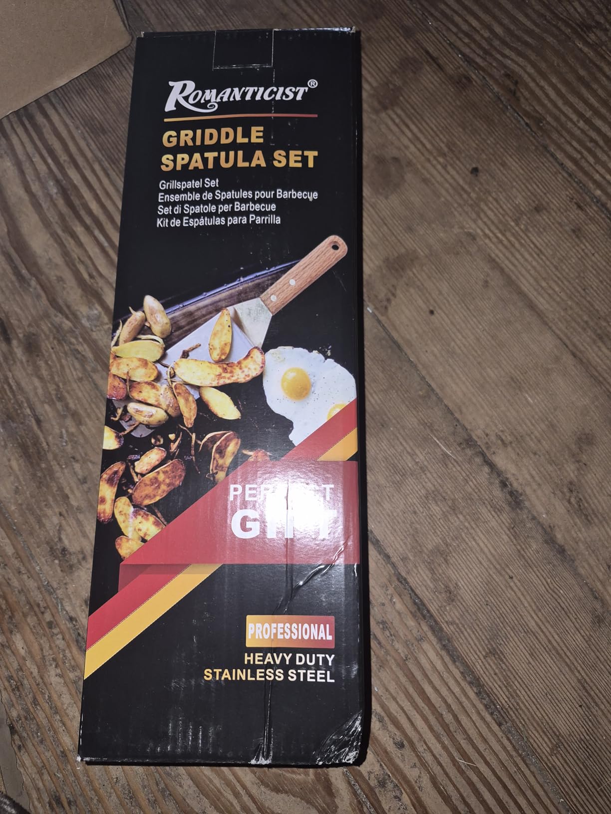 ROMANTICIST 8pc Professional Stainless Griddle Accessories Kit customer photo 2