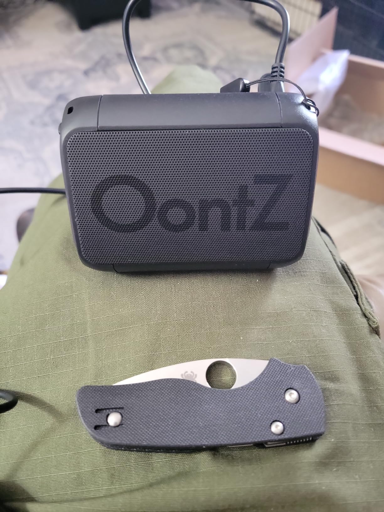 OontZ Angle Solo Compact Bluetooth Speaker, 14-Hour Playtime customer photo 2