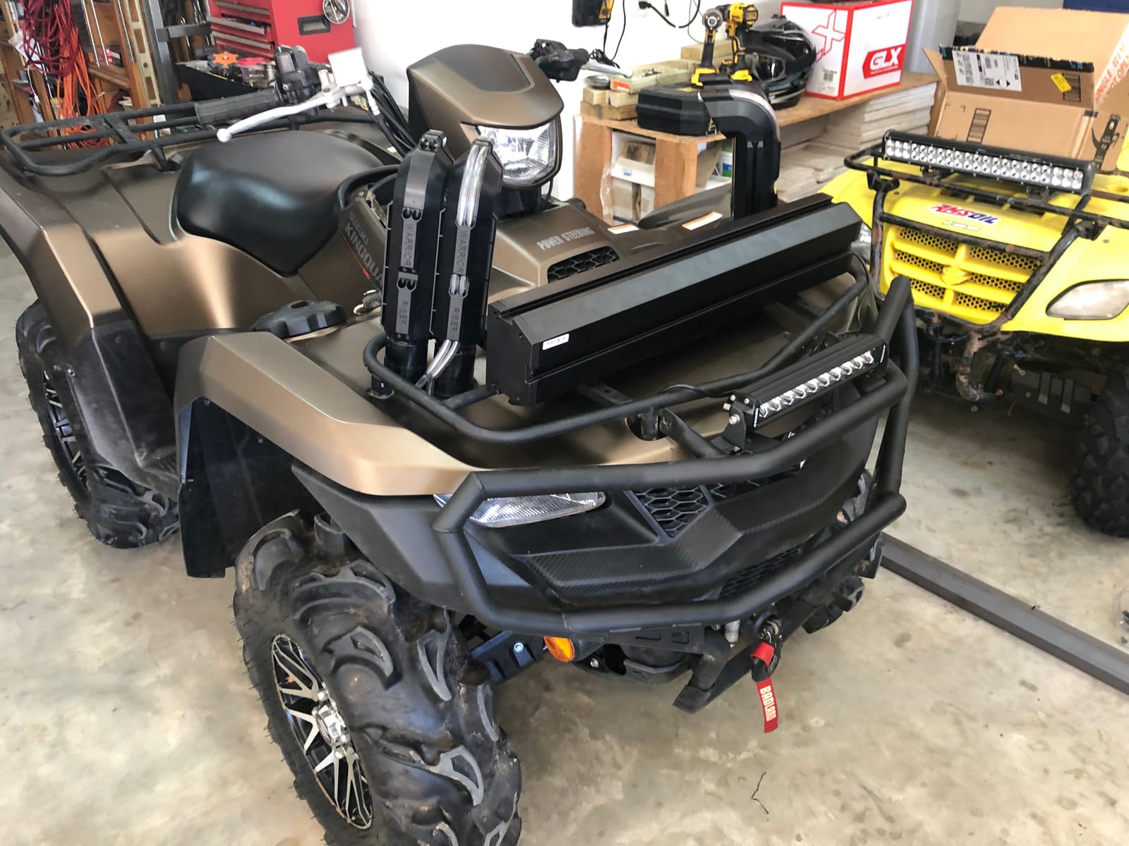 BOSS Audio Systems BRT26A ATV UTV Sound Bar - 26 Inch Wide, 4 Inch Speakers, 1 Inch Soft Dome Tweeters, Full Range, IPX5 Weatherproof, Bluetooth, Built-in Amplifier, Golf Cart Compatible customer photo 1