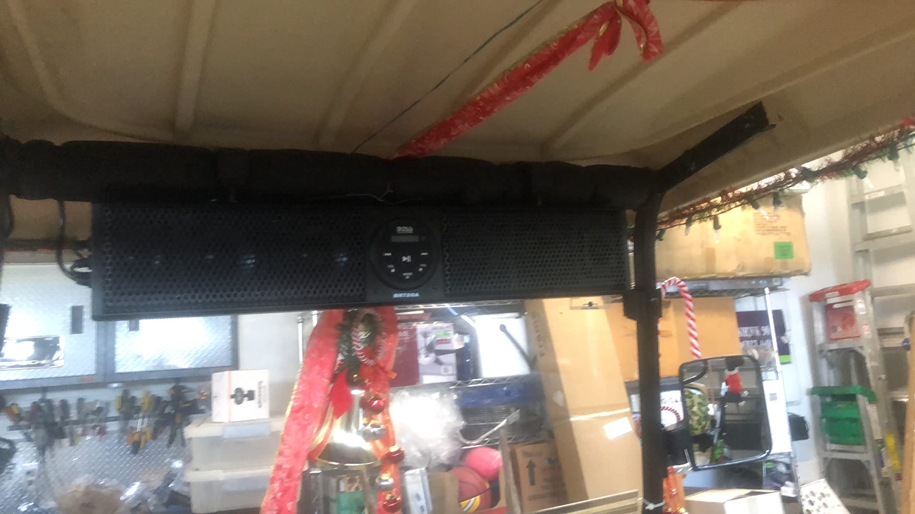 BOSS Audio Systems BRT26A ATV UTV Sound Bar - 26 Inch Wide, 4 Inch Speakers, 1 Inch Soft Dome Tweeters, Full Range, IPX5 Weatherproof, Bluetooth, Built-in Amplifier, Golf Cart Compatible customer photo 2