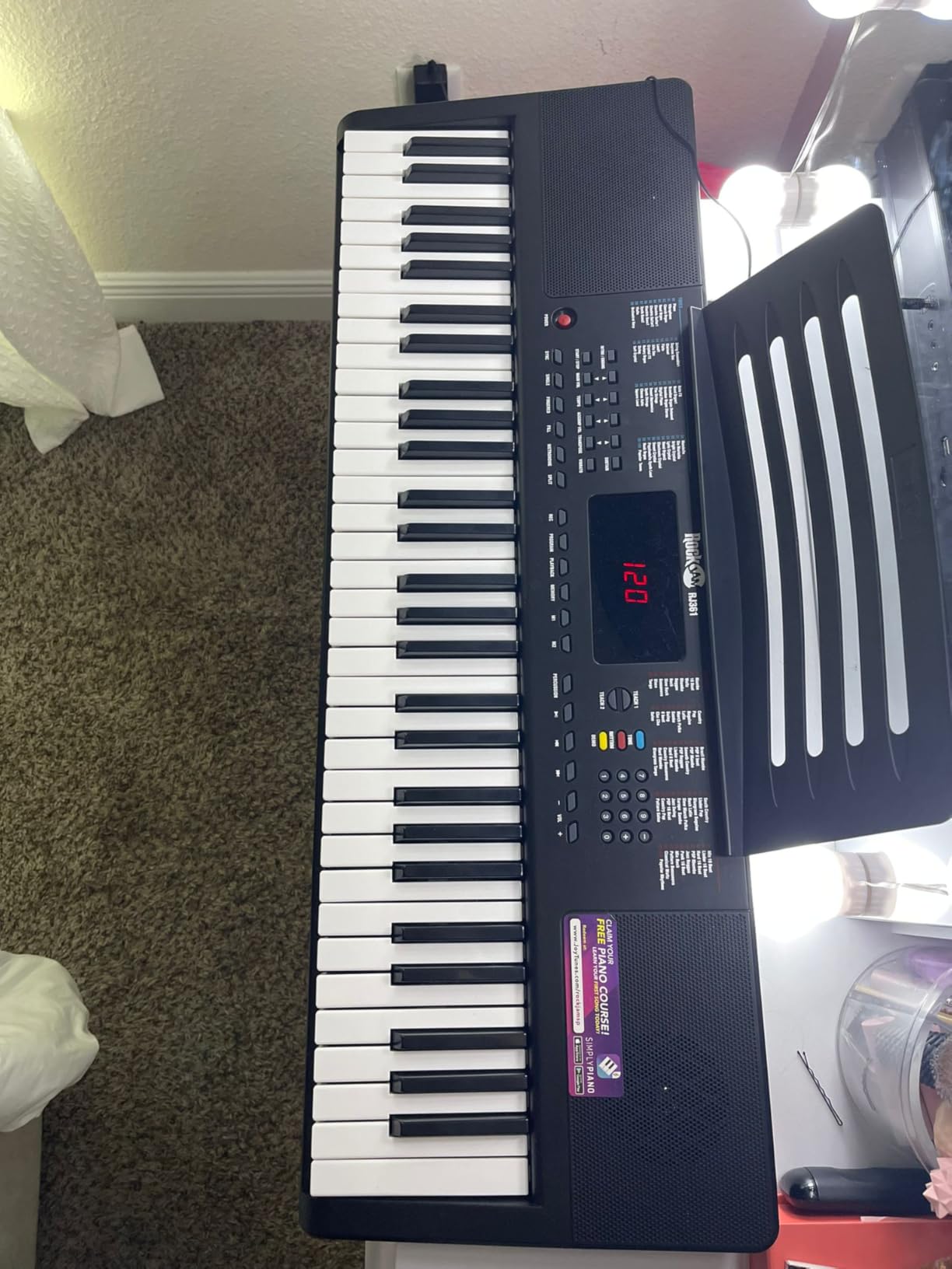 RockJam RJ361 61 Key Compact Keyboard Piano for Beginners customer photo 1