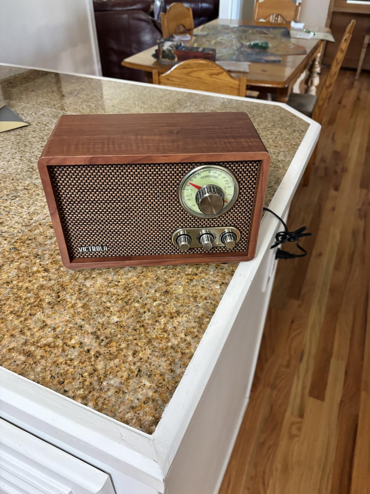 Victrola Willow - Retro Wood Bluetooth Radio, AM/FM - Walnut customer photo 2