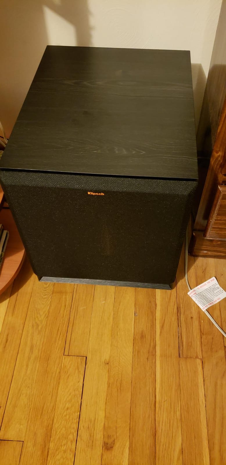 Klipsch SPL-120 Powered Subwoofer 12 inches, Black customer photo 1