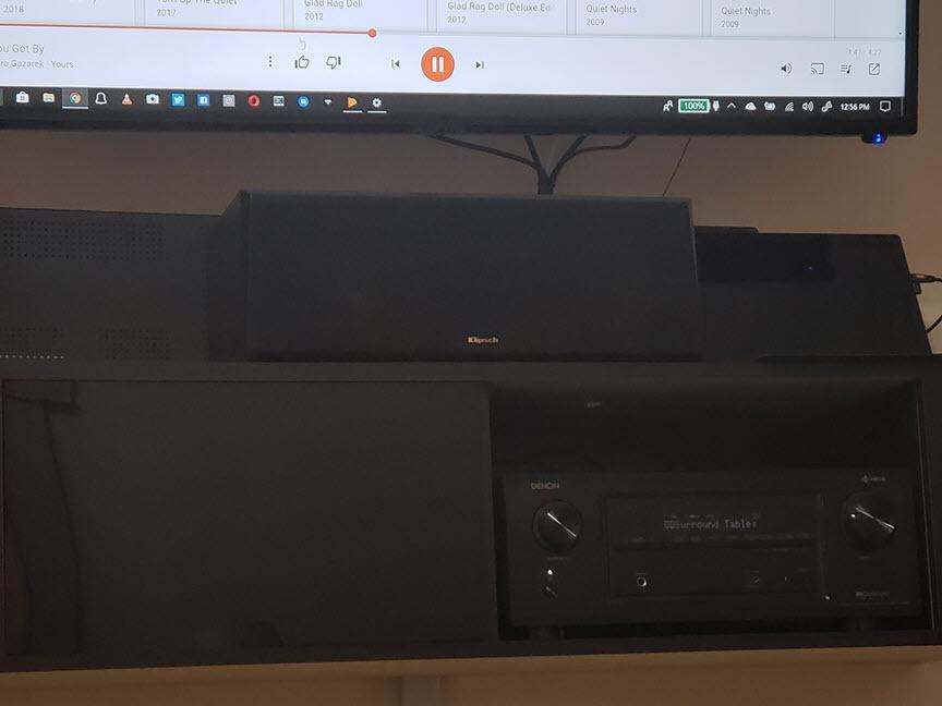 Klipsch RP-500C Reference Premiere Center Channel Speaker - Ebony customer photo 2
