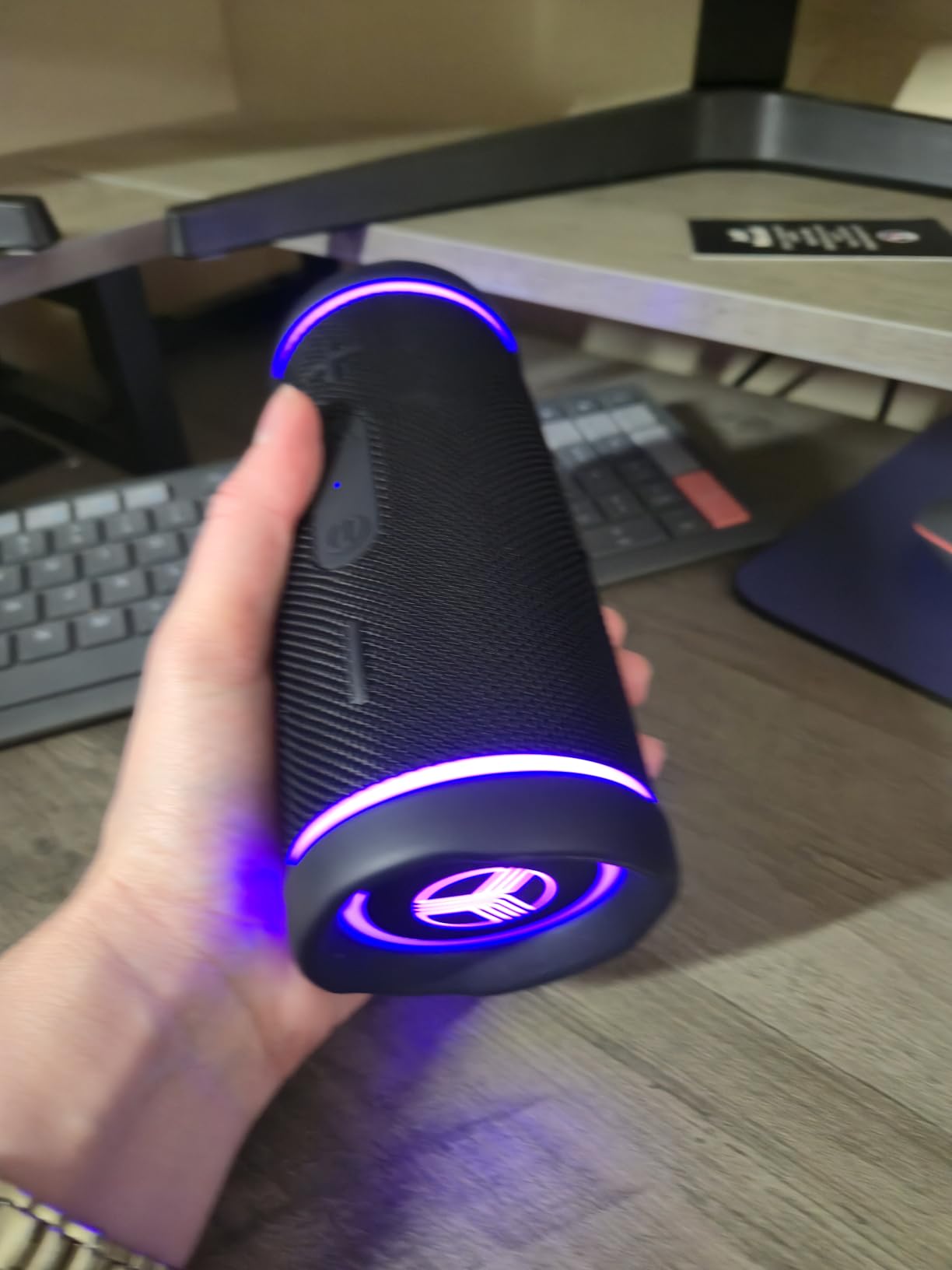 TREBLAB HD77 Waterproof Bluetooth Speaker, 30W Deep Bass, RGB Light, 20H customer photo 1