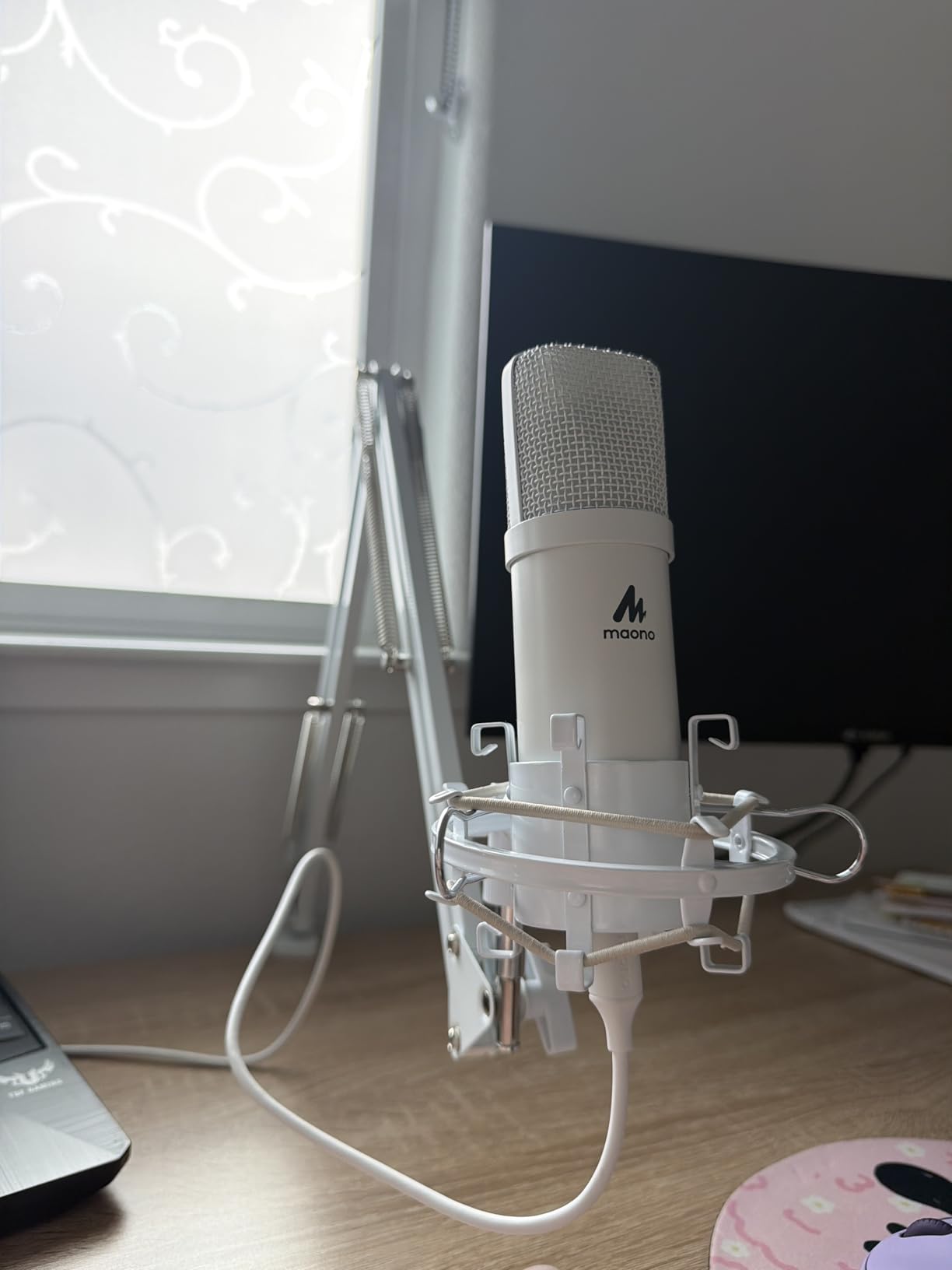 MAONO A04 USB Microphone, 192kHz/24Bit Condenser Mic Kit for PC Podcast customer photo 2