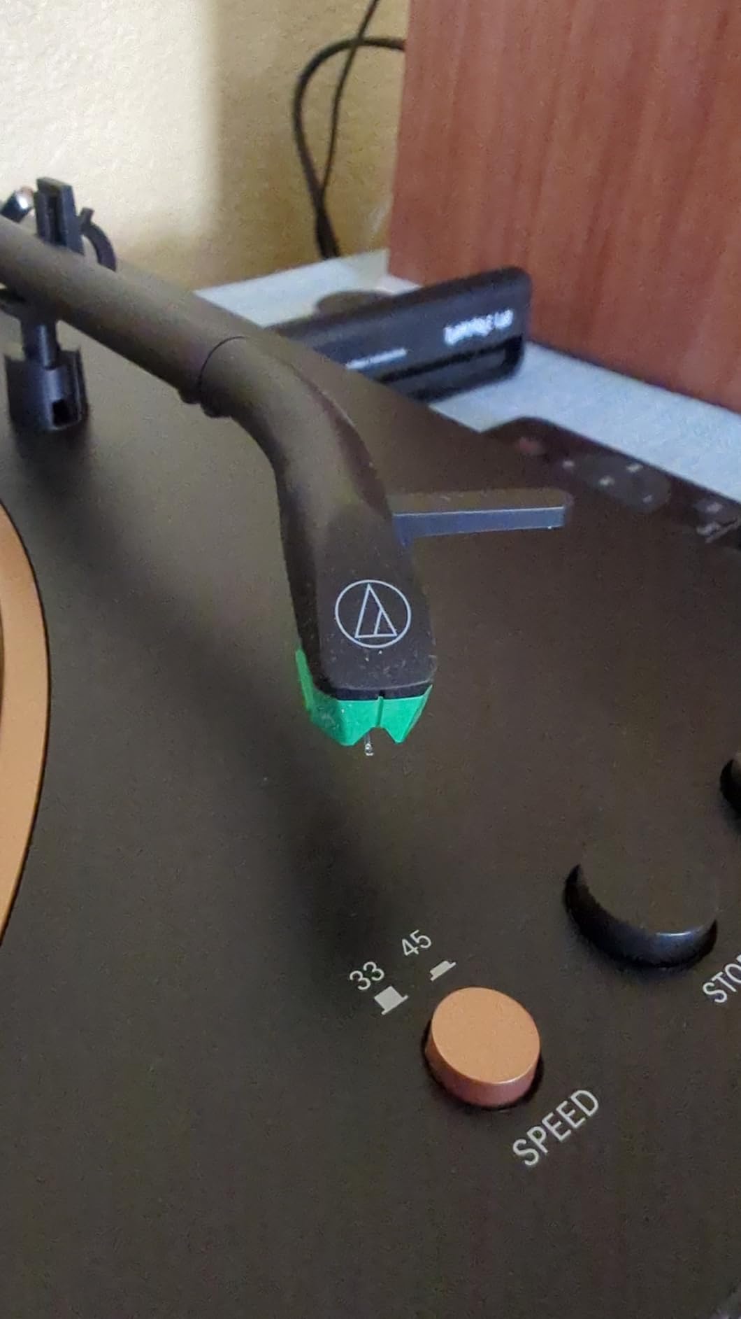 Audio-Technica AT-VMN95E Elliptical Replacement Turntable Stylus for AT-VM95 Series Cartridges, Compatible with AT-LP120X Series, AT-LP3XBT, AT-LPW40, AT-LPW50, AT-LP5X, AT-LP8X, Green customer photo 1