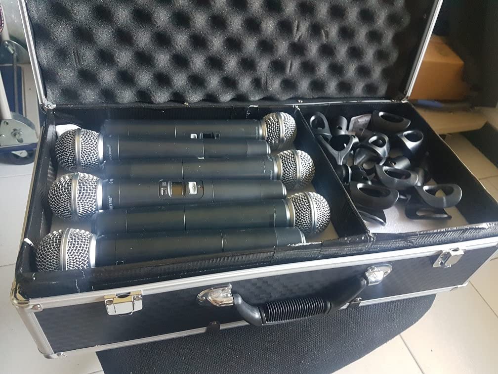 Phenyx Pro Dual UHF Auto Scan Wireless Microphone System PTU-71-1H1B customer photo 2
