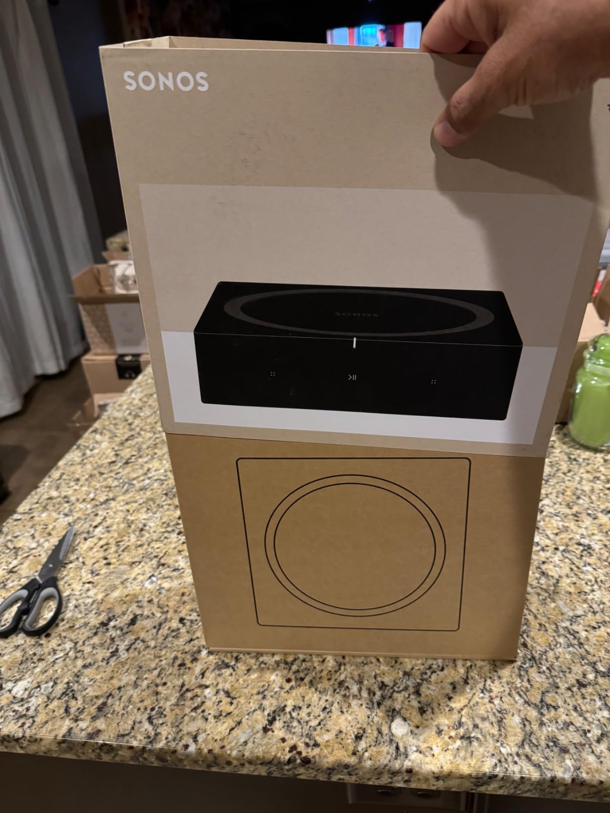 Sonos Amp - Black | HDMI ARC for TV Sound | Powers In-Wall, In-Ceiling & Outdoor Speakers | Turntable Line-In | Subwoofer Output customer photo 2