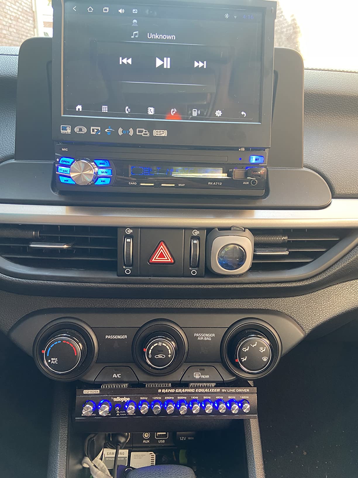 DS18 PRO-ZT Pro Audio Coaxial Midrange Speakers with Built-in Bullet Tweeter, 4-Ohms, Water Resistant - Black Metal Mesh Grill Included (1 Speaker) (6x9 inches) customer photo 2