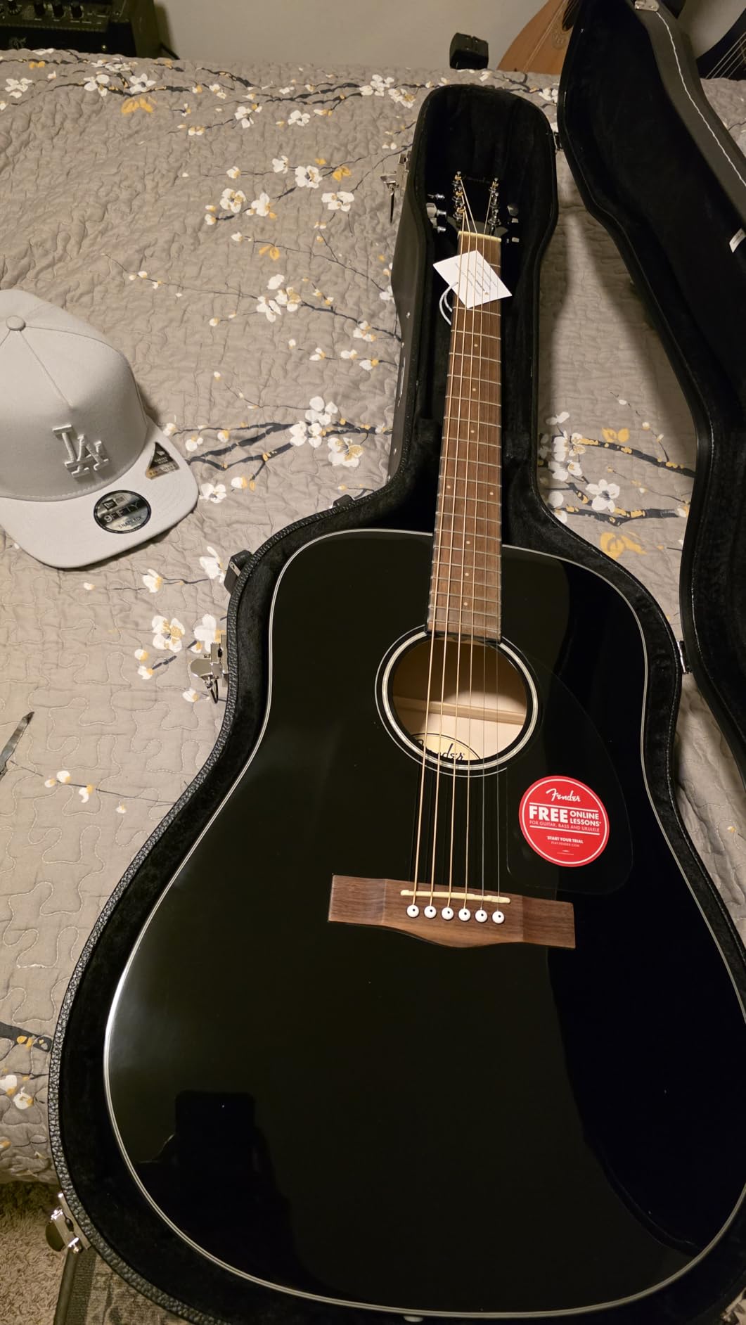 Fender CD-60 Dreadnought V3 Acoustic Guitar, with 2-Year Warranty, Natural, with Case customer photo 1