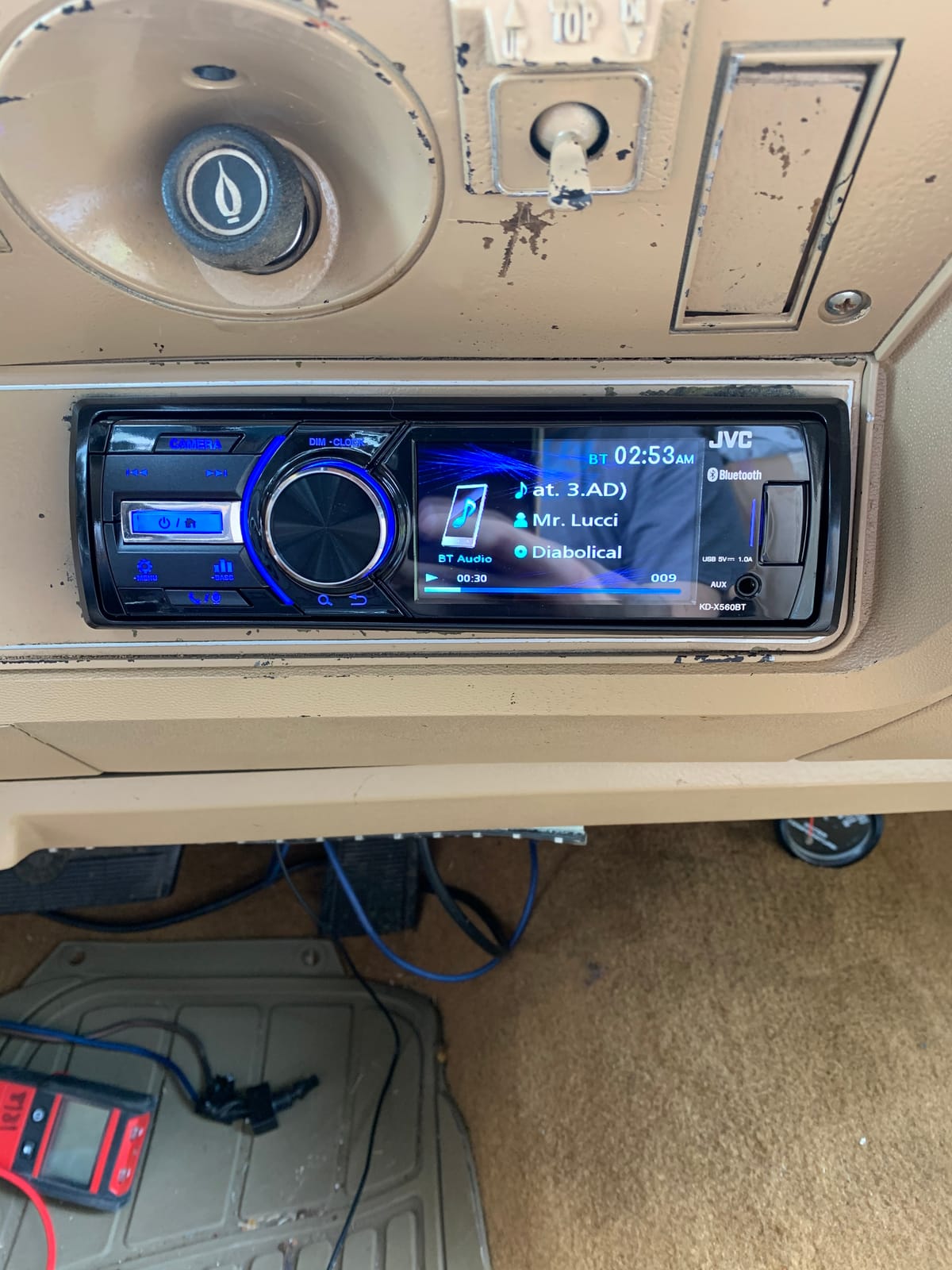 JVC - KD-X560BT - Digital Media Car & Marine Bluetooth Receiver iPhone/Android/USB/AUX Car Stereo with Rear Camera Input customer photo 2