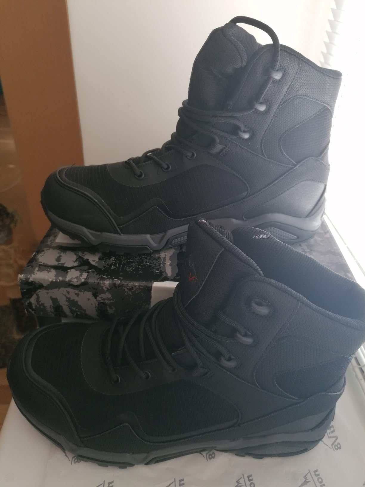NORTIV 8 Men's Mid Top Waterproof Hiking Boots customer photo 2