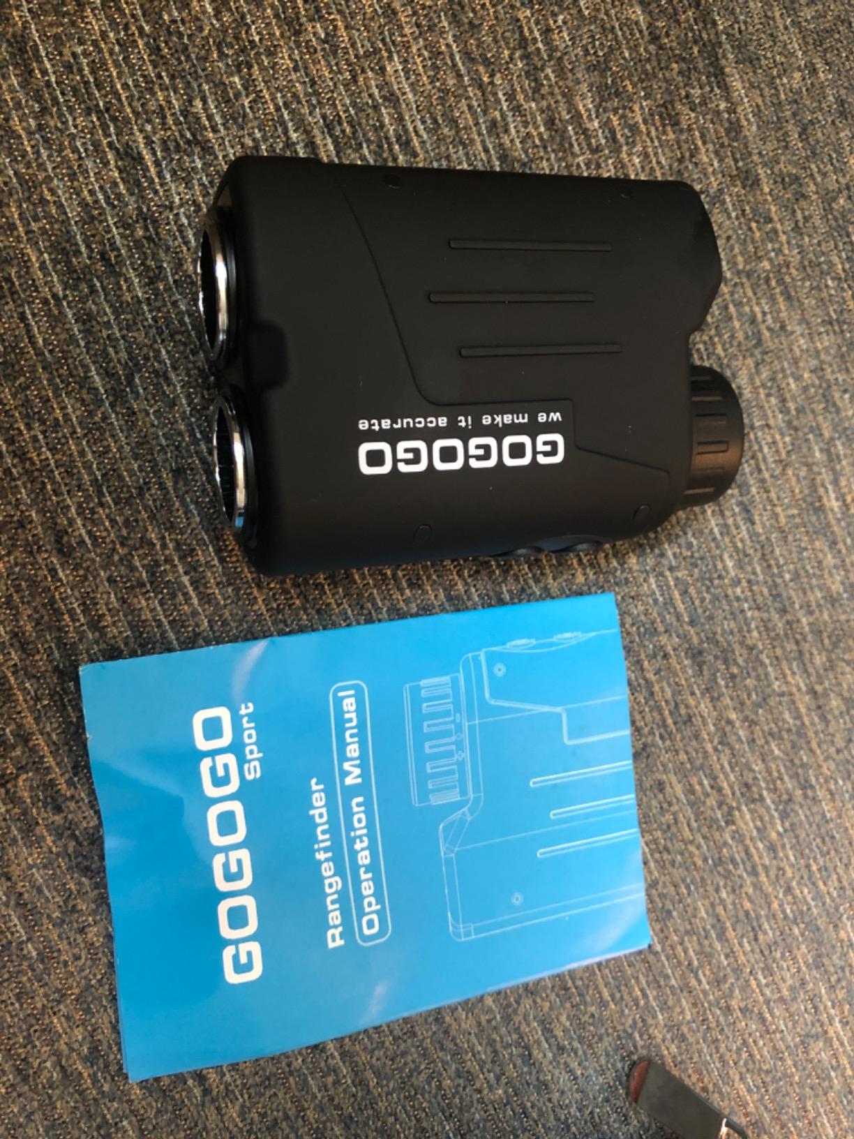 Gogogo Sport Vpro GS03 Laser Golf/Hunting Rangefinder, 1000/1200 Yards customer photo 1
