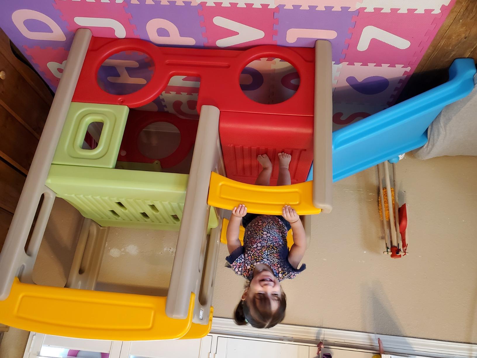 Simplay3 Young Explorers Adventure Climber and Slide - Indoor Outdoor Backyard Playset for Toddlers and Kids customer photo 1