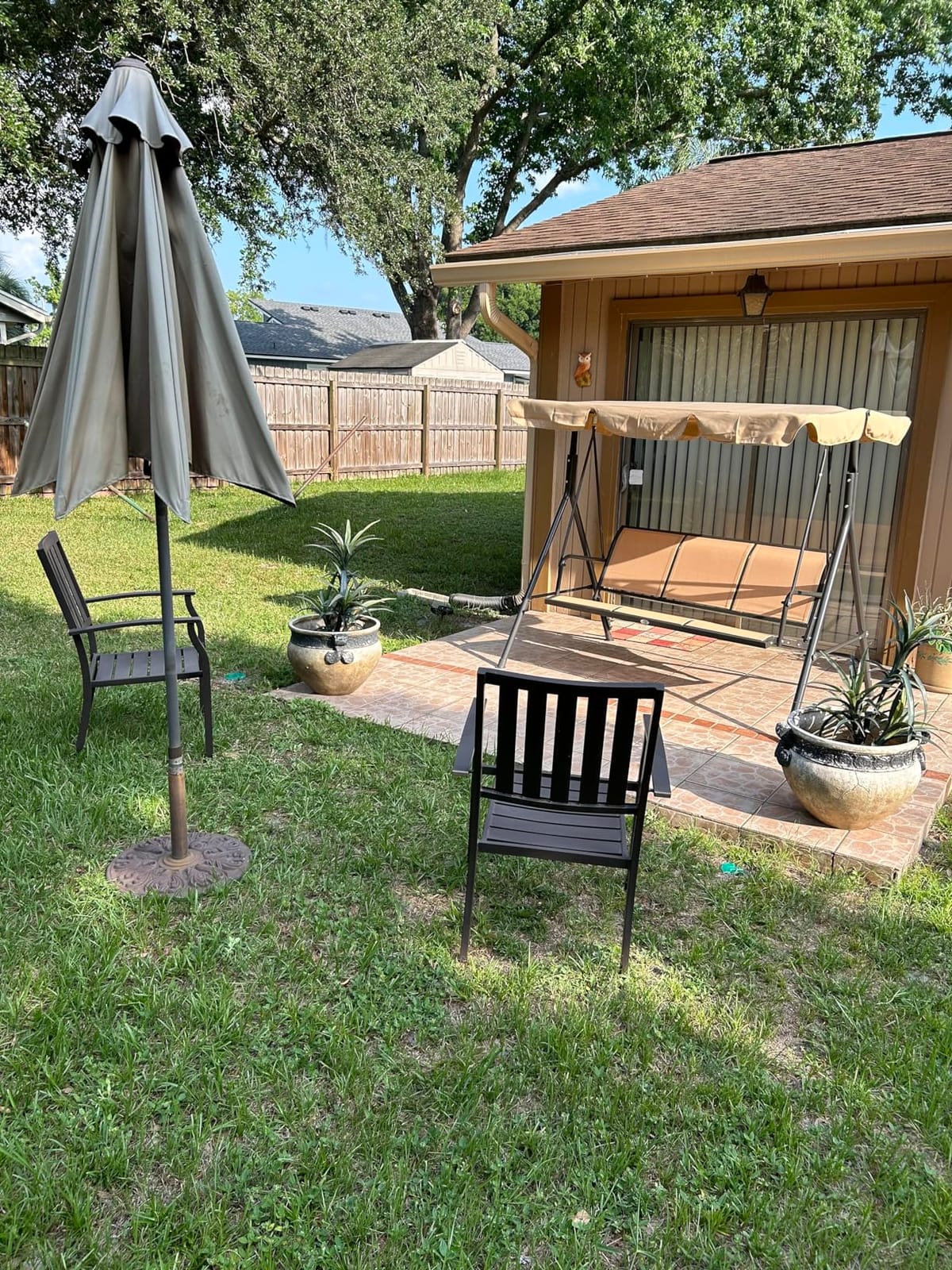 Kozyard Belle 3-Person Outdoor Canopy Porch Swing Chair customer photo 2