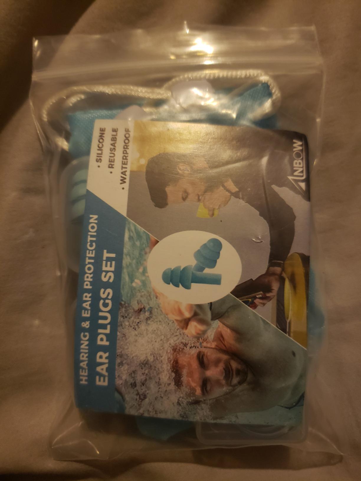 Soft Ear Plugs for Sleeping Noise Reduction, Made of Silicone, Suitable for Sleeping & Swimming, Soft Reusable Earplugs for Noise Reduction, Adjustable Size for Concerts & Snoring (3 Pairs) customer photo 2