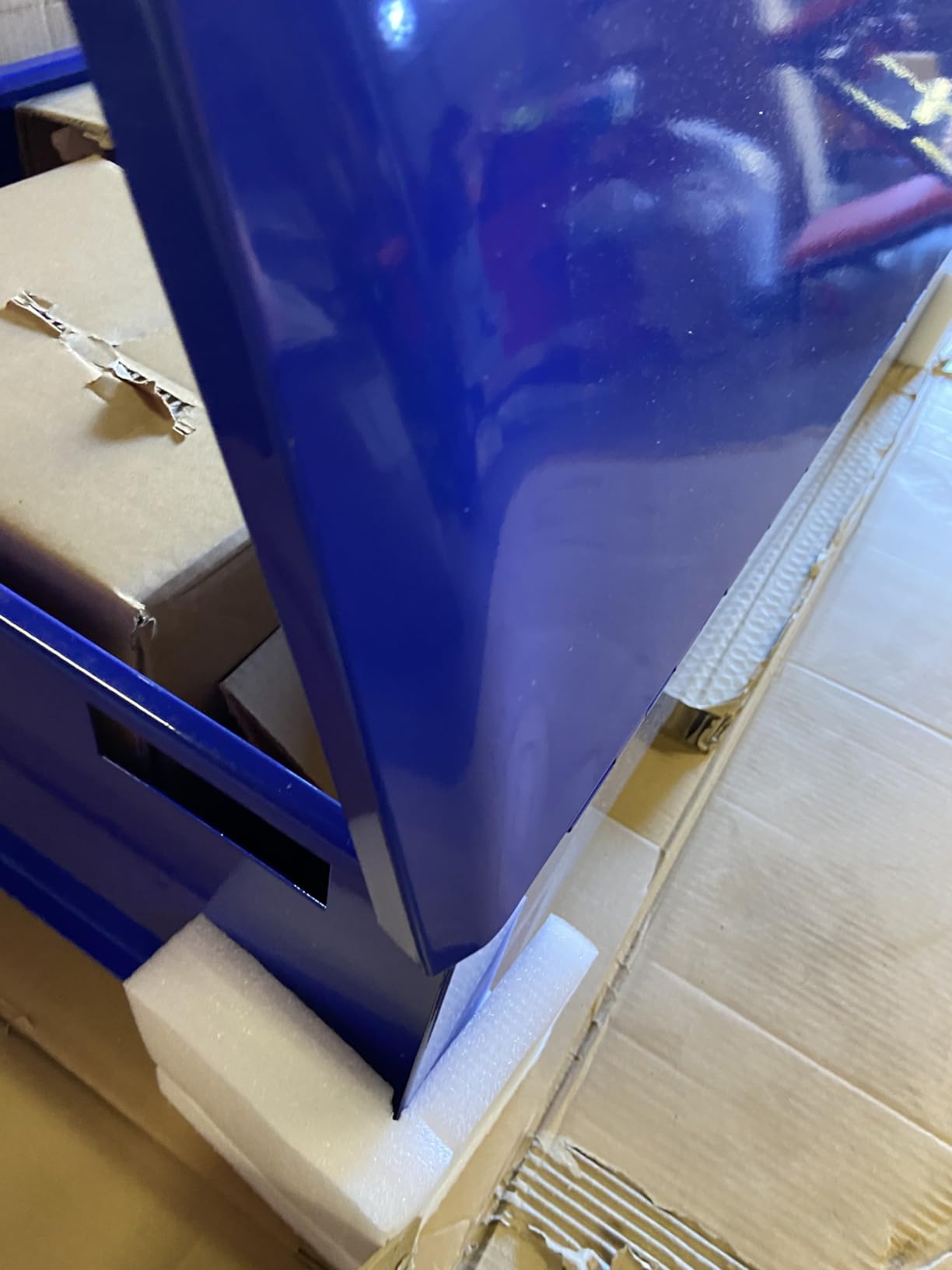 Eastwood 40 Gallon Parts Washer | 10 Inch Deep Tub Heavy Duty Powder Coated Finish Steel Parts Cleaner | Parts Washer Tank with 120V 5.3 Gallons Per Minute Flow Pump | Blue customer photo 1