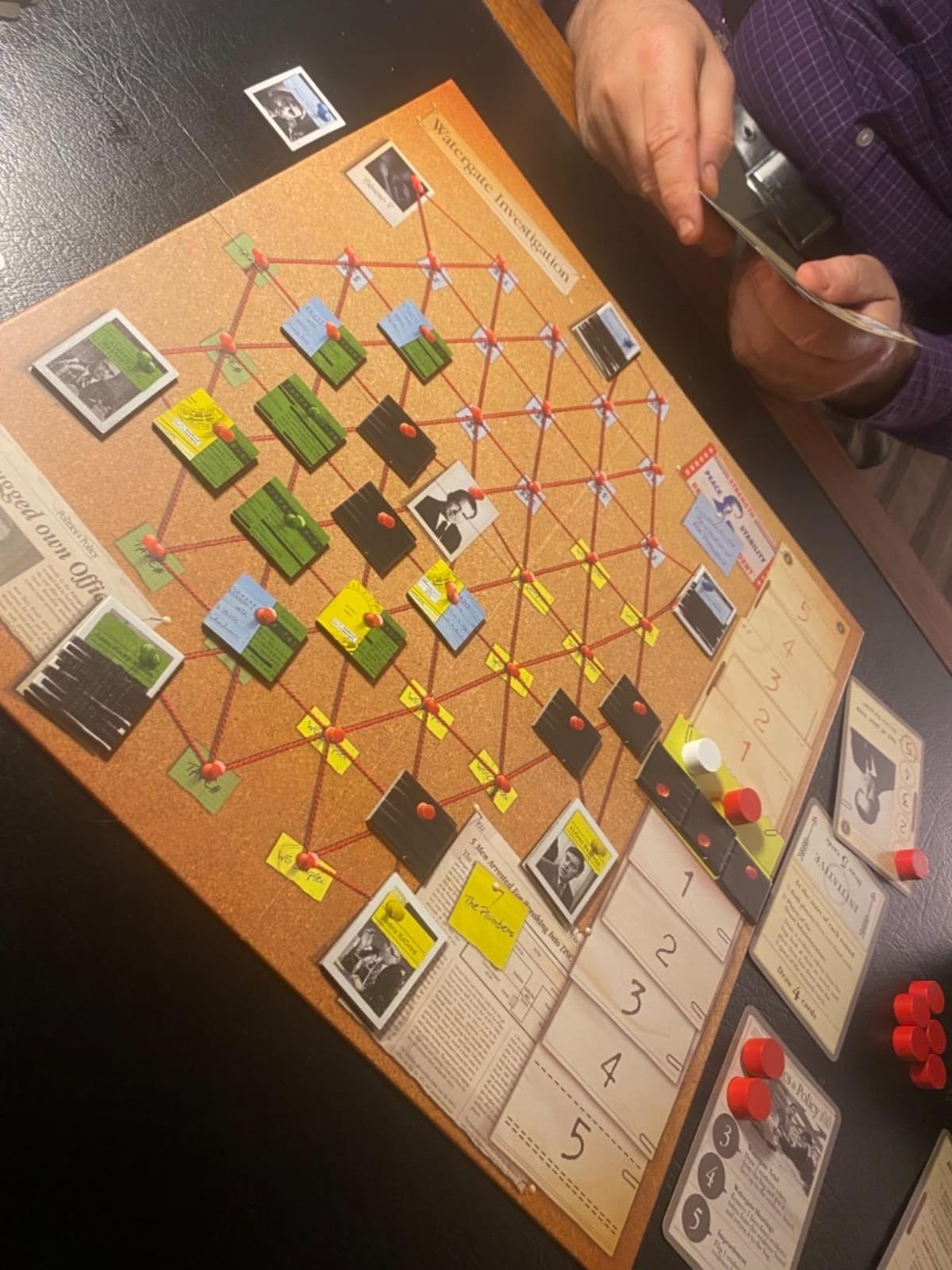 Capstone Games Watergate – 2 Player Strategy Board Game for Adults, Historical Tabletop Game, 30–60 Min Playtime, Ages 12+, Competitive and Tactical Gameplay for Couples & Family Fun customer photo 2