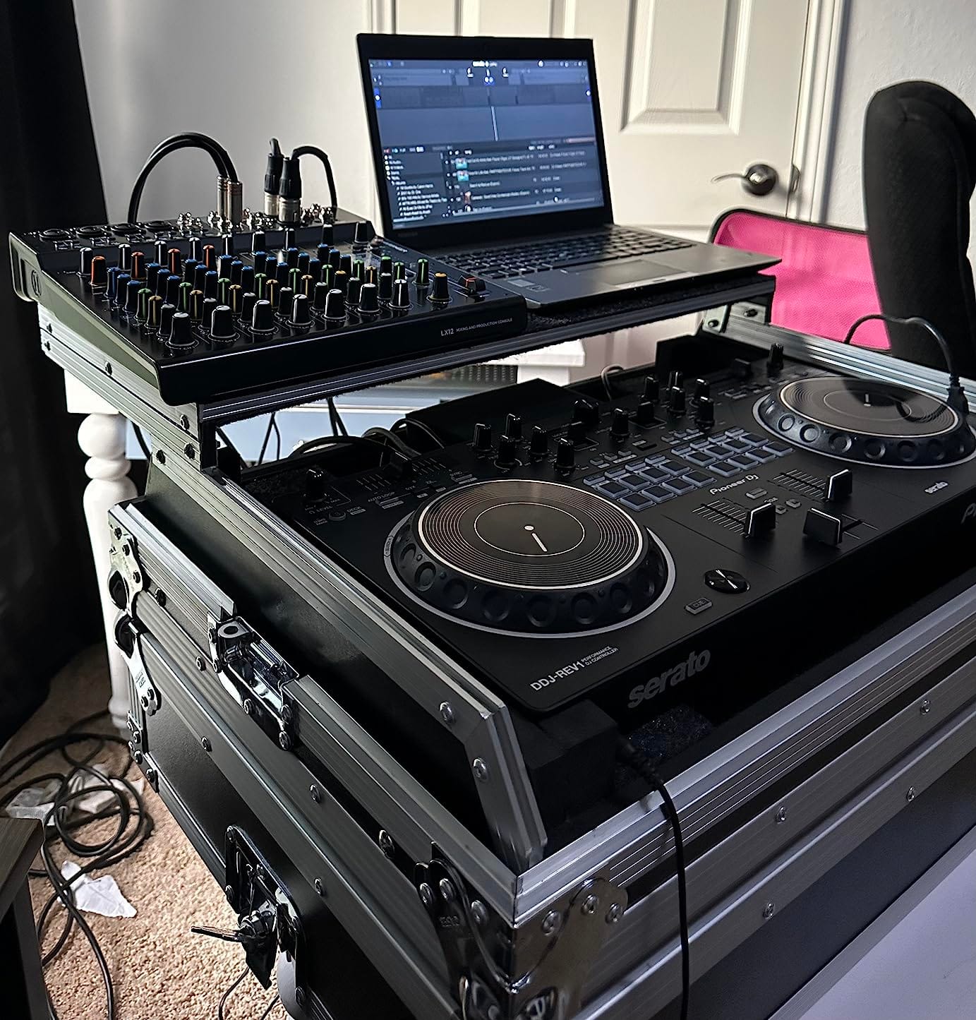 Flight Case Fits Reloop Terminal Mix 8 Glide Laptop Stand Harmony Cases customer photo 2