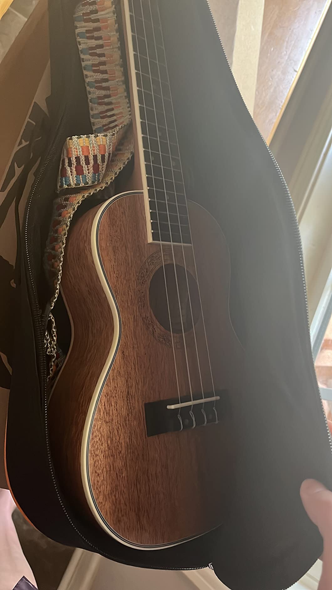 Concert Ukulele 23 inch Mahogany Ukelele Beginner Kit w/Free Online Lesson Case Strap Tuner Picks, Fast to Learn customer photo 1