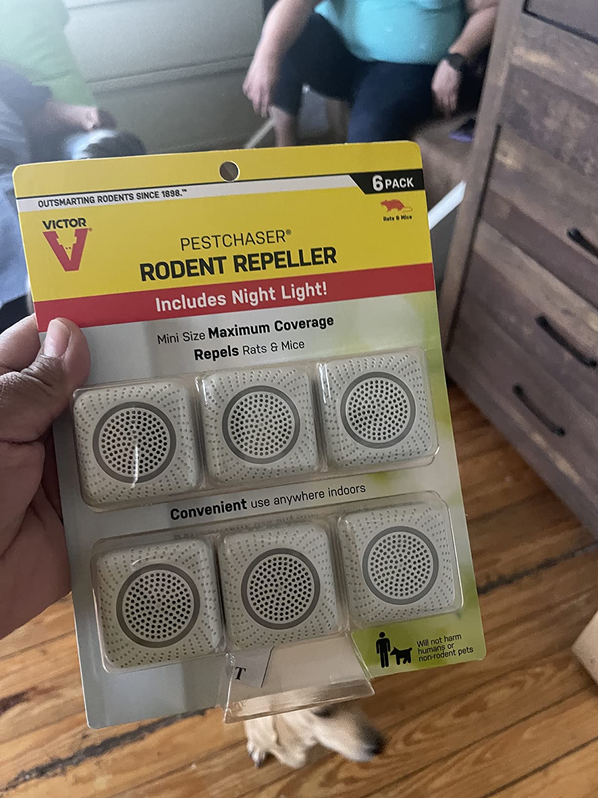 Victor PestChaser Rodent Repellent with Nightlight, 3-Pack customer photo 1