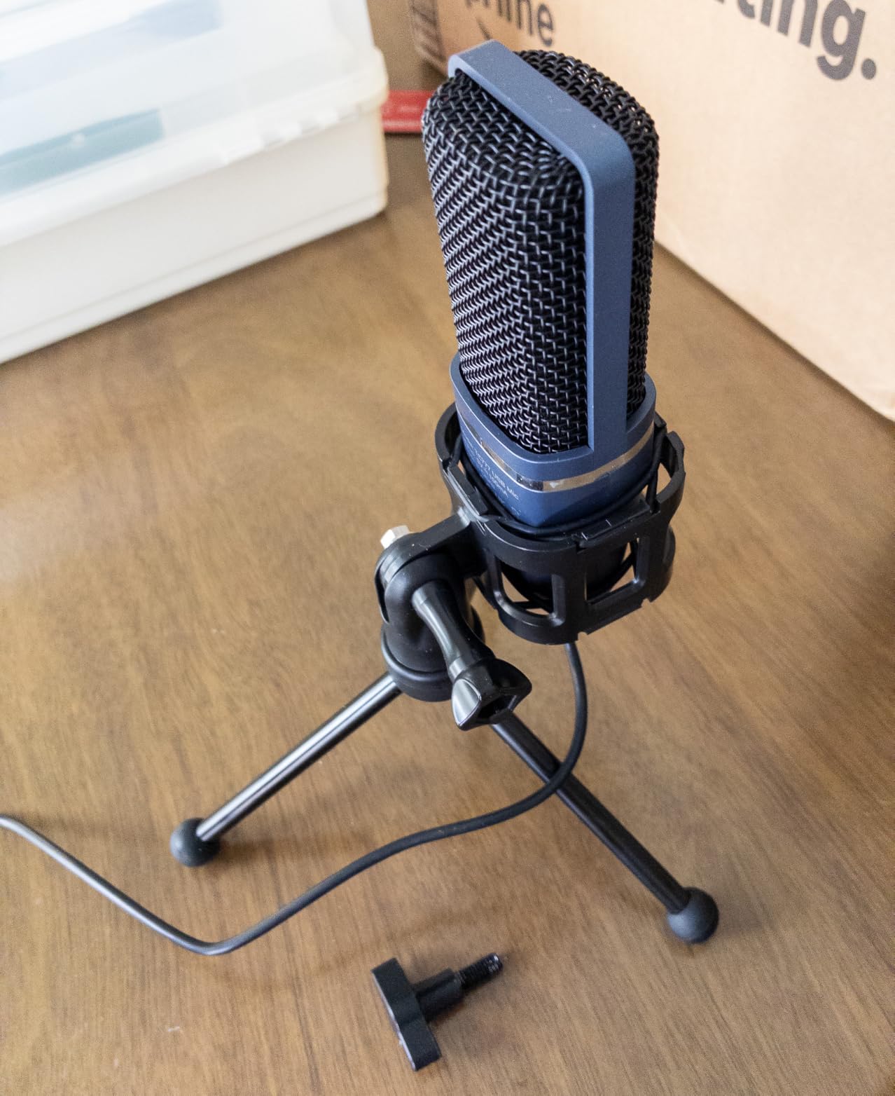 TONOR TC-777 Podcast Microphone, USB Computer Microphone, Cardioid Condenser PC Mic with Tripod Stand and Pop Filter for Podcasting, Streaming, Vocal Recording, Compatible with PC & Laptop, PS4/5 customer photo 1