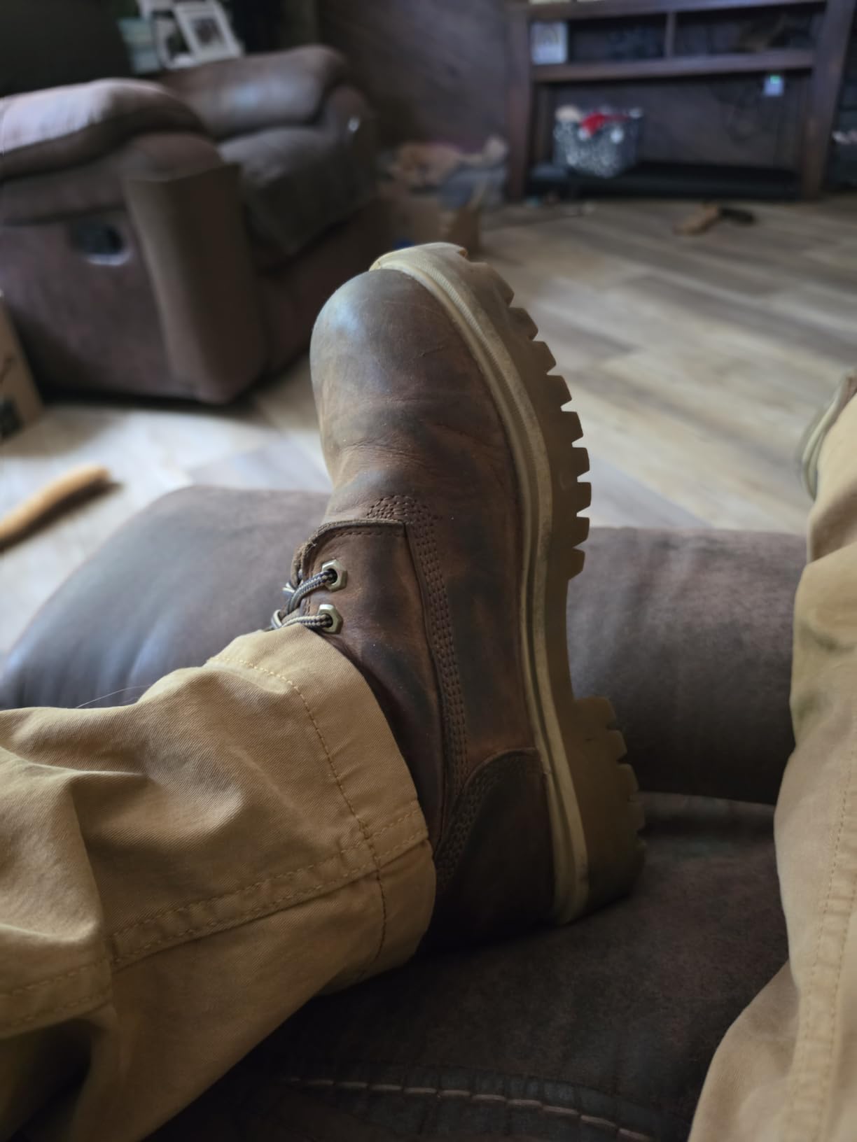 Timberland PRO Mens Direct Attach MaxTRAX Soft Toe SRO Boot customer photo 2