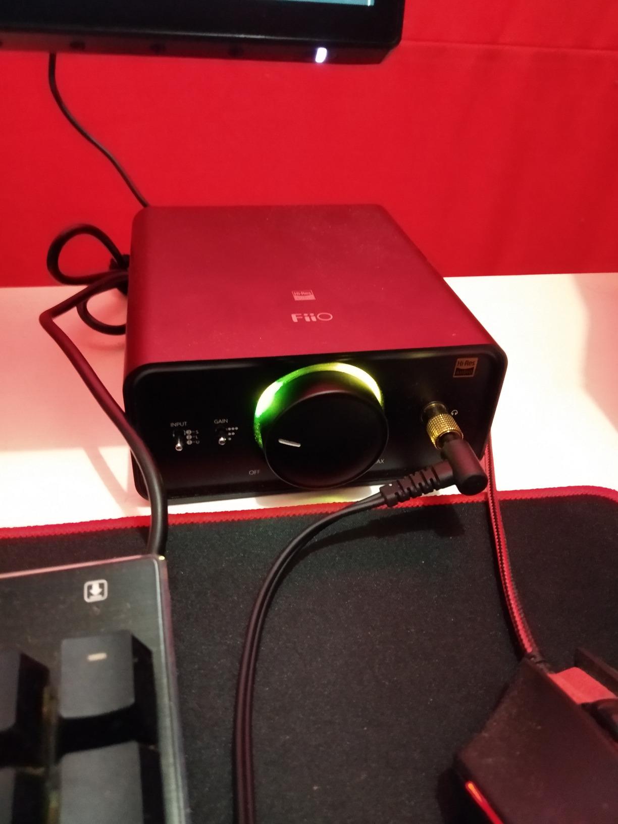 FiiO K5 Pro Headphone Amps Portable Desktop DAC and Amplifier 768K/32Bit and Native DSD512 for Home/PC 6.35mm Headphone Out/RCA Line-Out/Coaxial/Optical Inputs customer photo 1