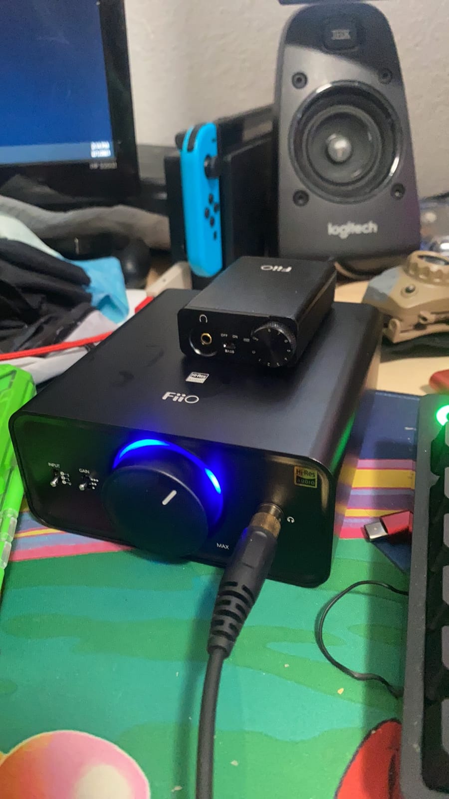 FiiO K5 Pro Headphone Amps Portable Desktop DAC and Amplifier 768K/32Bit and Native DSD512 for Home/PC 6.35mm Headphone Out/RCA Line-Out/Coaxial/Optical Inputs customer photo 2